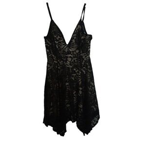 Womens Small Black Lace Dress